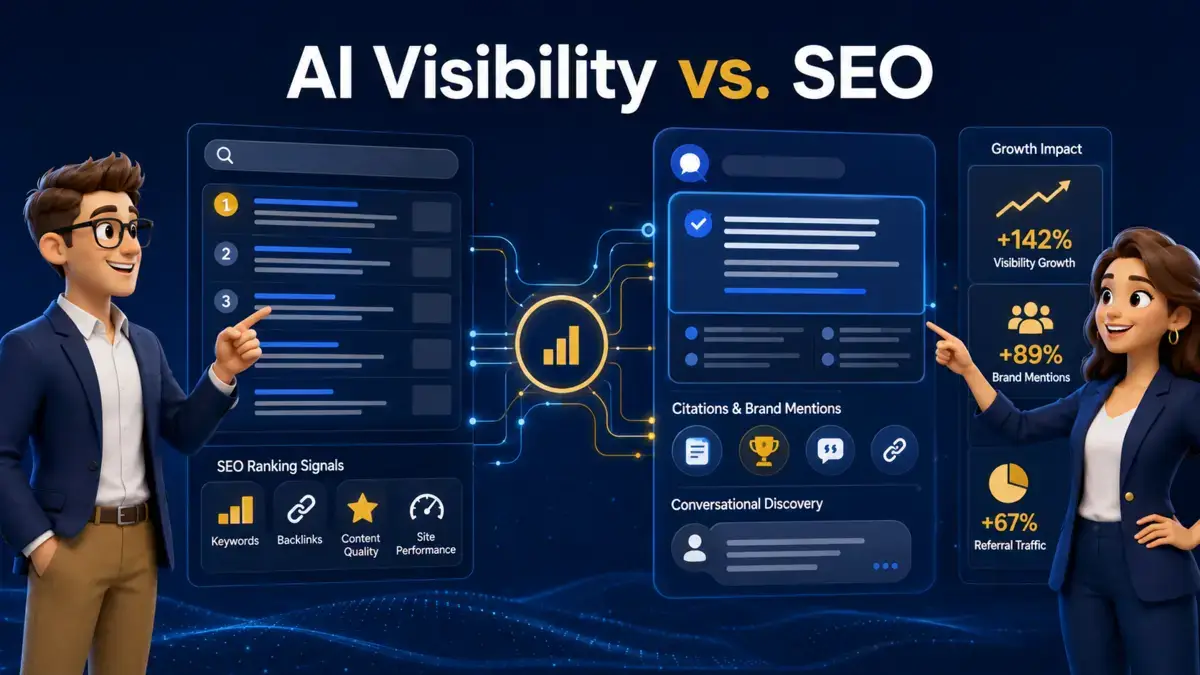 AI Visibility vs SEO