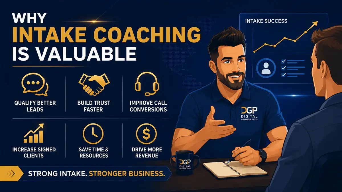 Why Intake Coaching is so valuable